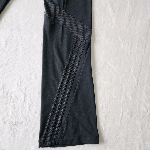 Adidas Flare Pants Womens Medium Black Yoga Climacool Soft Lux Stretch Sports - Picture 4 of 14